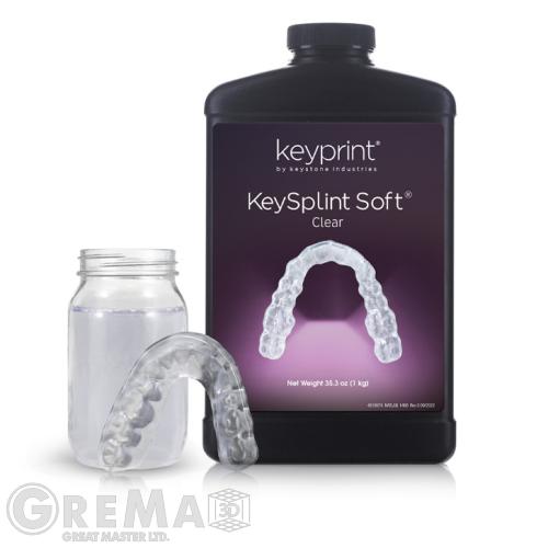 Resins KeyPrint Biocompatible Resin - KeySplint Soft - Clear, Translucent